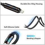 4-in-1 Multi USB Charging Cable, 240W Fast Charging Cable