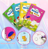 A set of Arabic calligraphy practice books, Reusable Calligraphy Magic Books for Kids
