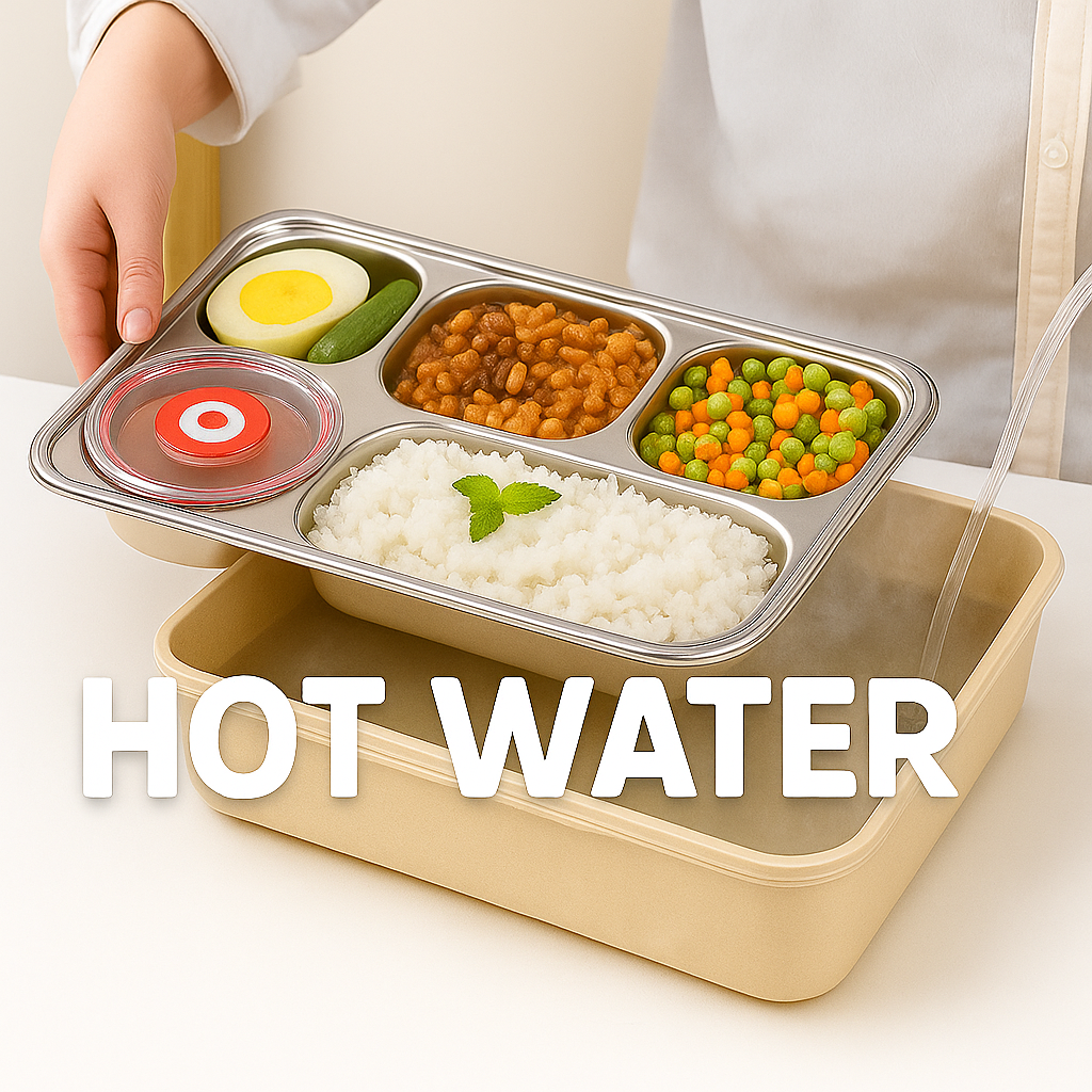 5 Compartments - Leak Proof Lunch Box