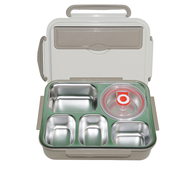 5 Compartments - Leak Proof Lunch Box