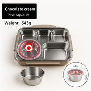 5 Compartments - Leak Proof Lunch Box