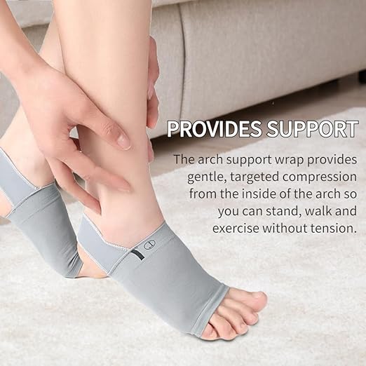 Arch Support Sleeves with Gel Pads, Plantar Fasciitis & Flat Feet Support