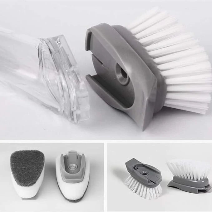 Automatic Dish Soap Dispensing Brush for Kitchen Cleaning