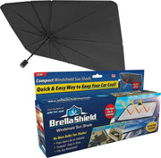 Windshield Sun Shade by Arctic Air, Compact Design Pops Open Like an Umbrella and Fits Cars