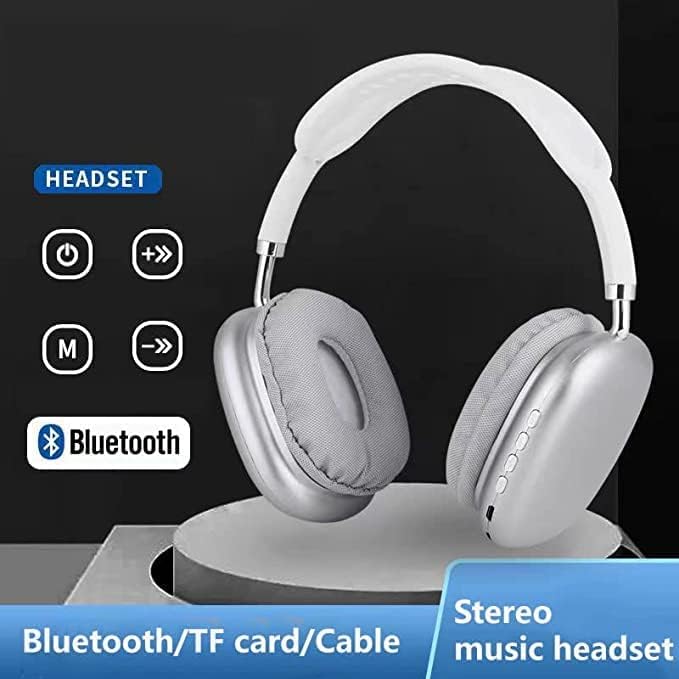 سماعات الرأس اللاسلكية EchoWave P9، سماعات بلوتوث مع وسائد أذن مبطنة