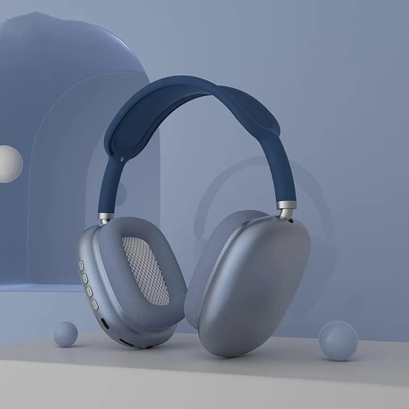 سماعات الرأس اللاسلكية EchoWave P9، سماعات بلوتوث مع وسائد أذن مبطنة