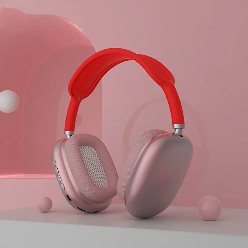 سماعات الرأس اللاسلكية EchoWave P9، سماعات بلوتوث مع وسائد أذن مبطنة