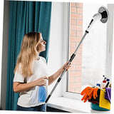 Electric Rotating Cleaning Brush, 9 Replaceable Heads & Adjustable Handle