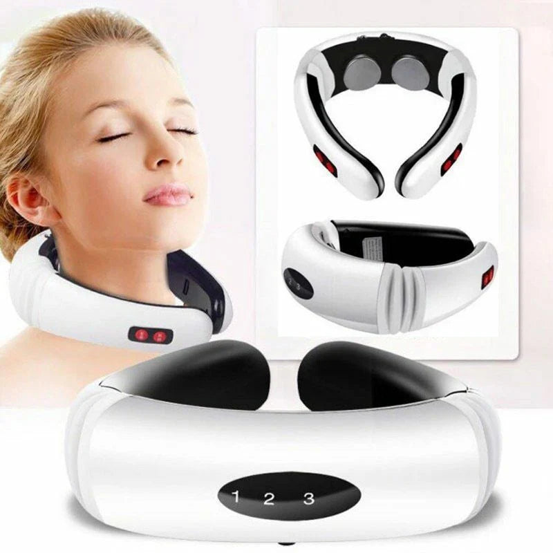 Electric Pulse Neck Massager,  EMS U-Shaped Neck & Shoulder Massager