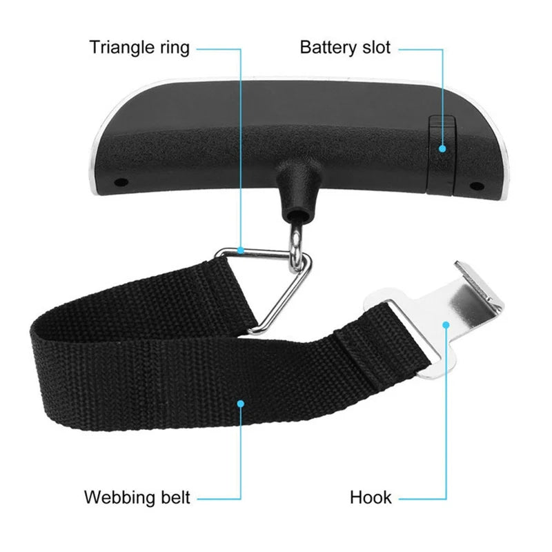 Digital Luggage Scale, Up to 110LB (50 kg) with Tare Function