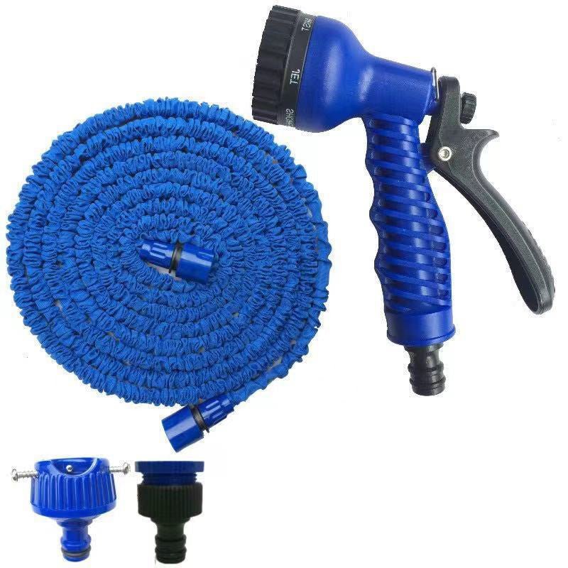 100FT Expandable Garden Hose with Multi, Function Spray Nozzle