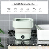 Foldable Mini Laundry Washing Machine, Portable Washer for Small Items