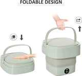 Foldable Mini Laundry Washing Machine, Portable Washer for Small Items