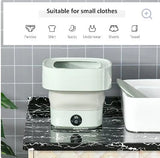 Foldable Mini Laundry Washing Machine, Portable Washer for Small Items