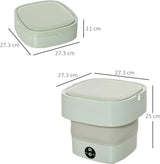 Foldable Mini Laundry Washing Machine, Portable Washer for Small Items