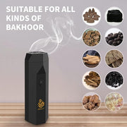Electric Hair Bakhoor Comb, Portable Incense Burner for Hair