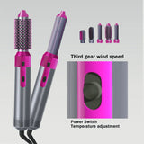 TP-5+1 5 in 1 Hot Air Hair Styler Brush, 1000W, with Multiple Attachments for Drying