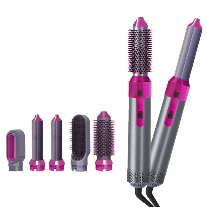 TP-5+1 5 in 1 Hot Air Hair Styler Brush, 1000W, with Multiple Attachments for Drying
