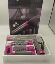 TP-5+1 5 in 1 Hot Air Hair Styler Brush, 1000W, with Multiple Attachments for Drying