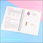 Magic Copybook Set, Reusable English Handwriting Practice Books