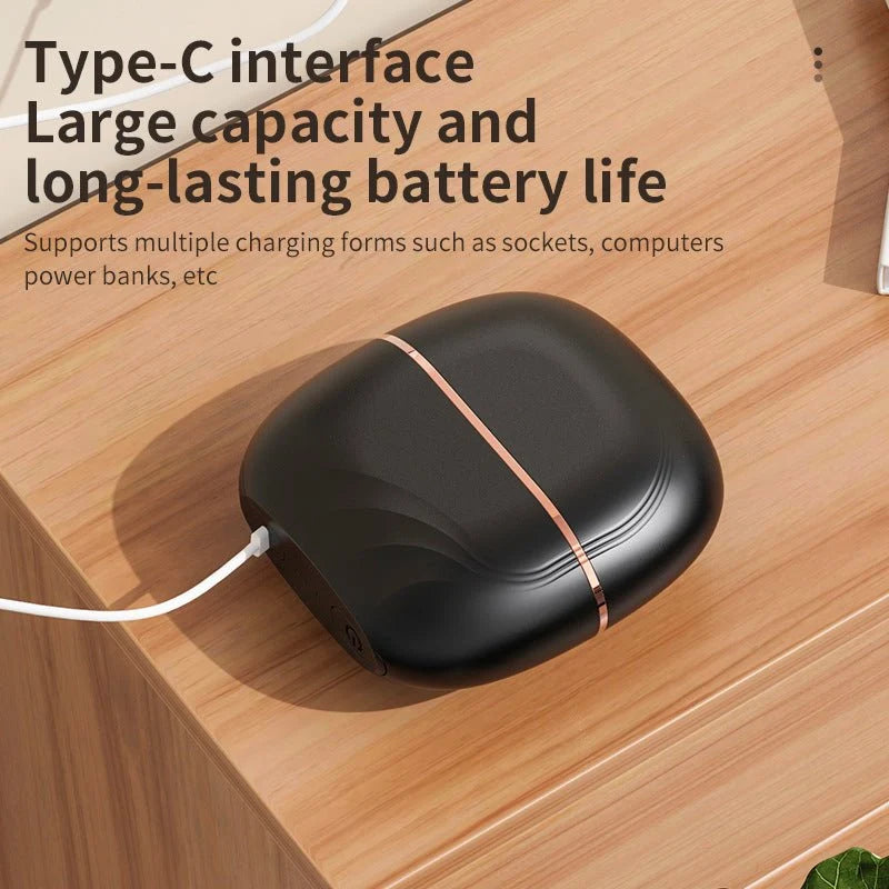 Mini Wireless Hair Straightening Comb, 3-Speed Temperature Control