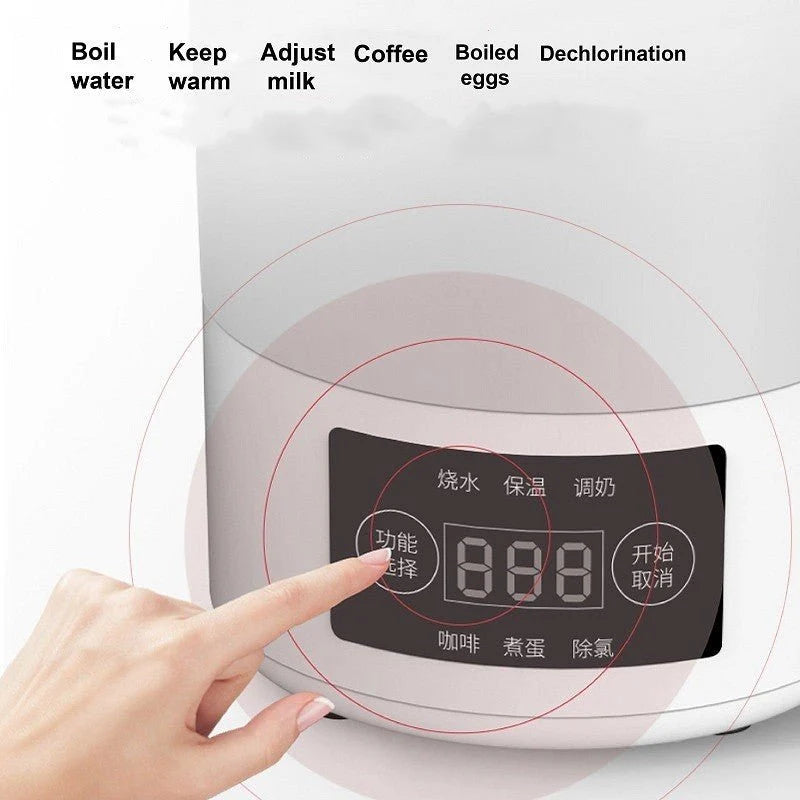Mini Portable Travel Silicone Electric Kettle, 600ml 850W