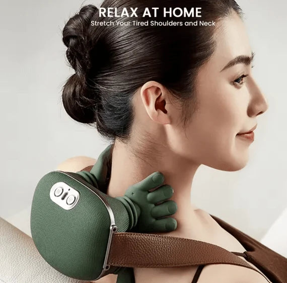Neck Massager and Shoulder Massager, Hand Shoulder Neck Massager, 10W Kneading