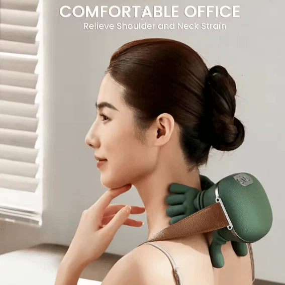 Neck Massager and Shoulder Massager, Hand Shoulder Neck Massager, 10W Kneading