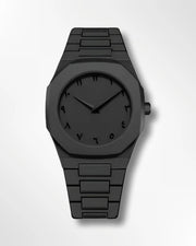 Stainless Steel Arabic Watch, Elegant Arabic Numbers Dial