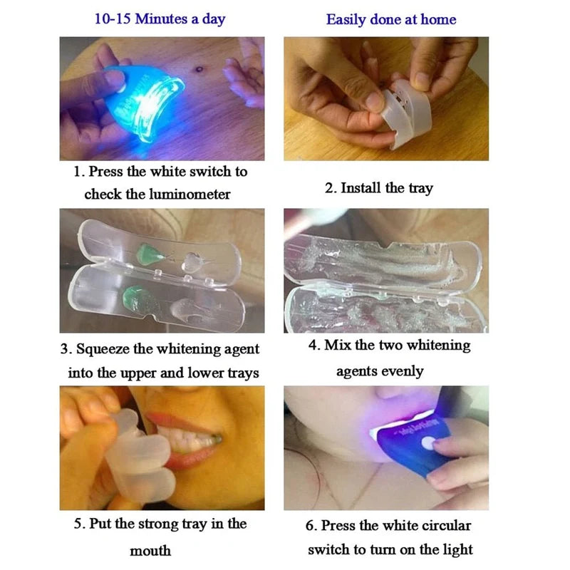 Ultimate Tooth Whitening System, Compact & Portable Whitening Kit