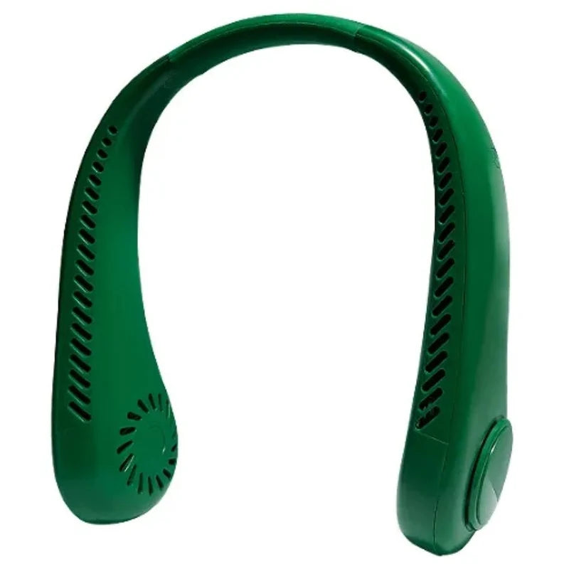 Vaneless Neck Hanging Fan, Bladeless 360° Wearable Neck Fan